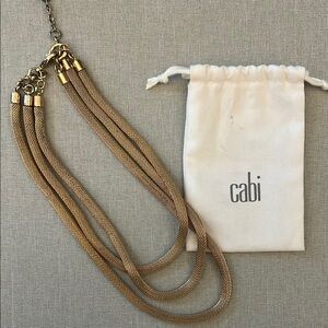 Cabi Gold Mesh Necklace